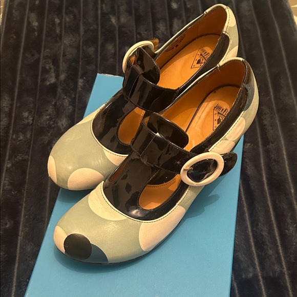 John Fluevog Shoes - John Fluevog Black and White Heels